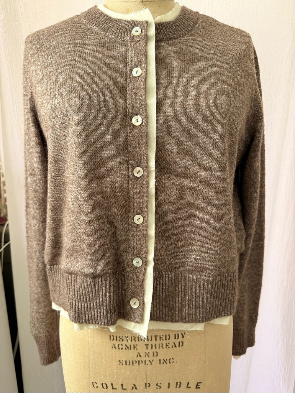 Zara, Deconstructed Cardigan, sz S